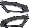 Front, Driver and Passenger Side Fog Light Trims, Primed, Korea or USA Built Vehicle, For Models Without Daytime Running Lights