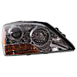 Driver and Passenger Side Halogen Headlight, With bulb(s), OE Replacement