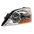 Driver and Passenger Side Halogen Headlight, With bulb(s), OE Replacement