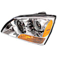 Driver and Passenger Side Halogen Headlight, With bulb(s), OE Replacement