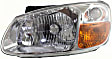 2008 Kia Spectra - Driver and Passenger Side Halogen Headlight, With bulb(s), OE Replacement