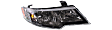 2013 Kia Forte - Driver and Passenger Side Halogen Headlight, With bulb(s), OE Replacement