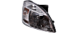 2010 Kia Rio - Driver and Passenger Side Halogen Headlight, With bulb(s),  Type 1, OE Replacement, Sedan