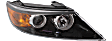 2012 Kia Sorento - Driver and Passenger Side Halogen Headlight, With bulb(s), OE Replacement