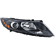 2011 Kia Optima - Driver and Passenger Side Halogen Headlight, With bulb(s),  Korea Built Vehicle, Production Date From December 6 2010, OE Replacement, Sedan