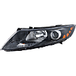 2011 Kia Optima - Driver and Passenger Side Halogen Headlight, With bulb(s),  Korea Built Vehicle, Production Date From December 6 2010, OE Replacement, Sedan