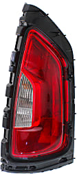 Driver and Passenger Side Halogen Tail Light, With bulb(s), OE Replacement, CAPA Certified
