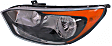 2014 Kia Rio - Driver and Passenger Side Halogen Headlight, With bulb(s), OE Replacement, Hatchback