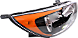 2014 Kia Rio - Driver and Passenger Side Halogen Headlight, With bulb(s), OE Replacement, Hatchback