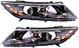 2013 Kia Optima - Driver and Passenger Side Halogen Headlight, With bulb(s), USA Built Vehicle, OE Replacement, CAPA Certified