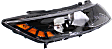 2013 Kia Optima - Driver and Passenger Side Halogen Headlight, With bulb(s), USA Built Vehicle, OE Replacement, CAPA Certified