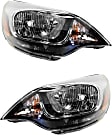 2013 Kia Rio - Driver and Passenger Side Halogen Headlight, With bulb(s), OE Replacement, Sedan, CAPA Certified