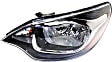 2013 Kia Rio - Driver and Passenger Side Halogen Headlight, With bulb(s), OE Replacement, Sedan, CAPA Certified