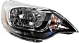 2013 Kia Rio - Driver and Passenger Side Halogen Headlight, With bulb(s), OE Replacement, Sedan, CAPA Certified