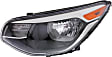 2016 Kia Soul - Driver and Passenger Side Halogen Headlight, With bulb(s), OE Replacement, CAPA Certified