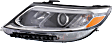 2014-2015 Kia Sorento - Driver and Passenger Side Headlights, with Bulbs, Halogen, For Models without Headlights Auto-Leveling and LED Accent Lights, without LED accent light