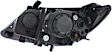 2014-2015 Kia Sorento - Driver and Passenger Side Headlights, with Bulbs, Halogen, For Models without Headlights Auto-Leveling and LED Accent Lights, without LED accent light