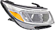 2014-2015 Kia Sorento - Driver and Passenger Side Headlights, with Bulbs, Halogen, For Models without Auto Level Control, with LED Accent Light, CAPA Certified