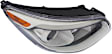 2016 Kia Soul - Driver and Passenger Side Halogen Headlight, With bulb(s), OE Replacement