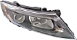 Driver and Passenger Side Headlights, with Bulbs, Halogen, Sedan, USA Built Vehicle, without LED position (parking) light, CAPA Certified