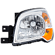 Driver and Passenger Side Headlights, with Bulbs, Halogen, Type 2, CAPA Certified