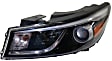 Driver and Passenger Side Headlights, with Bulbs, Halogen, without LED position (parking) light, CAPA Certified