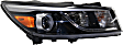 Driver and Passenger Side Headlights, with Bulbs, Halogen, without LED position (parking) light, CAPA Certified