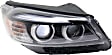 Driver and Passenger Side Headlights, with Bulbs, Halogen, without LED accent light, CAPA Certified