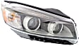 Driver and Passenger Side Headlights, with Bulbs, Halogen, with LED Accent Light