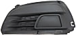 Fog Light Cover - Front, Driver and Passenger Side, Black