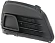Fog Light Cover - Front, Driver and Passenger Side, Black