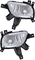 Front, Driver and Passenger Side Fog Lights, With Bulb(s), Halogen