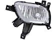 Front, Driver and Passenger Side Fog Lights, With Bulb(s), Halogen