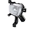 Front, Driver and Passenger Side Fog Lights, With Bulb(s), Halogen