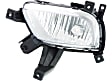 Front, Driver and Passenger Side Fog Lights, With Bulb(s), Halogen, CAPA CERTIFIED