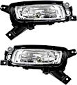 Front, Driver and Passenger Side Fog Lights, With bulb(s), Halogen, For Models Without Sport Package