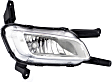 Front, Driver and Passenger Side Fog Lights, With Bulb(s), Halogen, Korea or USA Built Vehicle