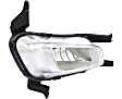 Front, Driver and Passenger Side Fog Lights, With Bulb(s), Halogen, Korea or USA Built Vehicle