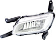 Front, Driver and Passenger Side Fog Lights, With Bulb(s), Halogen, Korea or USA Built Vehicle, CAPA CERTIFIED