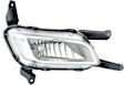 Front, Driver and Passenger Side Fog Lights, With Bulb(s), Halogen, Korea or USA Built Vehicle, CAPA CERTIFIED