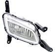 Front, Driver and Passenger Side Fog Lights, With Bulb(s), Halogen, Korea or USA Built Vehicle, CAPA CERTIFIED
