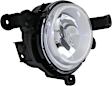 Front, Driver and Passenger Side Fog Lights, With bulb(s), Halogen, For Models Without Driver Assist System, CAPA CERTIFIED