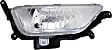 Front, Driver and Passenger Side Fog Lights, With Bulb(s), Halogen