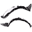 Front, Driver and Passenger Side Fender Liners, USA Built Vehicle