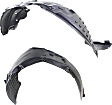 Front, Driver and Passenger Side, Fender Liner