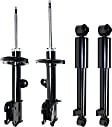 Front and Rear, Driver and Passenger Side Shock and Fully Loaded Strut
