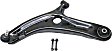 Front, Driver and Passenger Side, Lower Control Arms, With Ball Joints