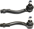 Front, Driver and Passenger Side, Outer Tie Rod Ends