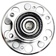 Front and Rear, Driver and Passenger Side Wheel Hub, 5 Lugs, Front - Without Bearing; Rear - With Bearing, 2.0L, 4Cyl