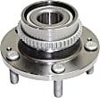 2-Wheel Set Rear, Driver and Passenger Side Wheel Hubs, With Bearing, 48-teeth tone ring; 3.47 in. ABS Tone Ring Diameter, FWD